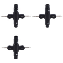 3X Supersnabbnyckel M5/M4/M3 Skiftnyckel 1,5 mm/2,0 mm Sexkantsskruvmejsel Snabbkopplingsverktyg för Propellermotor