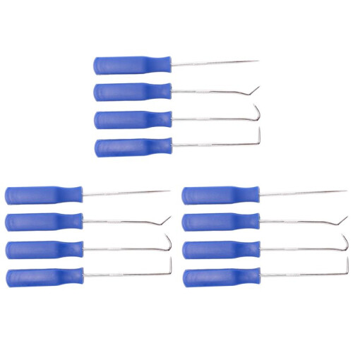 12Pcs Pick and Hook Set O Ring Oil Seal Gasket Puller Remover  Hand Tool