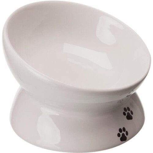 Trixie Trixie Ceramic Cat Feeder White