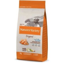 Nature's Variety Original Mini Adult Senza Cereali Salmone - Crocchette per cani piccoli 1,5 kg