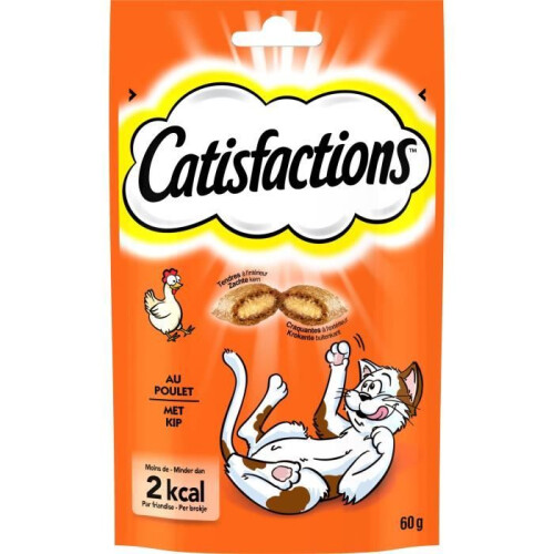 CATISFACTIONS Snack al pollo - Gatto - 60 g