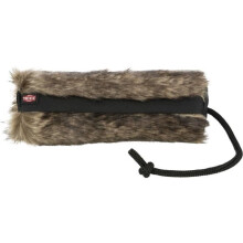 TRIXIE food dummy made of vegan faux fur - increases prey appeal - with throwing
