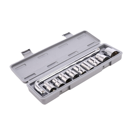 10 Pcs 1/2 Socket Wrench Spanner Set Automobile Repair Tool Box Precision Sleeve Wrench 2