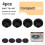 For  Technics Vinyl Phonograph Foot Set Suitable for Technics SL-D2 SL-D3 Model 6