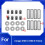 24 Pièces pour Conga X100 / X100 pour Accessoires de Balayage Extrême 2