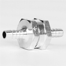 4 Peças 6mm-12mm One-Way Válvula, Válvula de Retenção de Alumínio, Óleo Bruto Do Motor, Usado em Navios, Caminhões, Etc