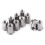 30 Pcs Flat  Blind Rivet Nuts Stainless Steel Metric Thread Insert Nut Nutsert Screw Blind Rivet Nut Set (M6) 3