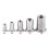 30 Pcs Flat  Blind Rivet Nuts Stainless Steel Metric Thread Insert Nut Nutsert Screw Blind Rivet Nut Set (M6) 4