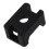 Black 9mm Cable Tie Mount Saddle Type Plastic Wire Bundle Holder 100Pcs 2