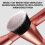 Real Techniques Real Techniques Glow Round Base Makeup Brush, For Liquid and Cream Makeup, Flat Top Foundation Brush For Buffing and Blending Up Coverage, Dense 3