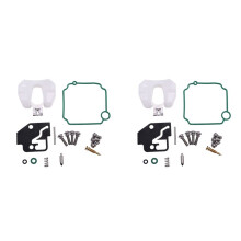 2X Reparationssats för Båtmotorförgasare 3V1-87122-0 3V1871220 3V1871220M för för Utombordsmotor 4-Takts 8HP 9,8HP