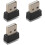 3X  Portable  Usb Led Car Light Car Interior Usb Atmosphere Light Plug and  Decorative Light Yellow 1