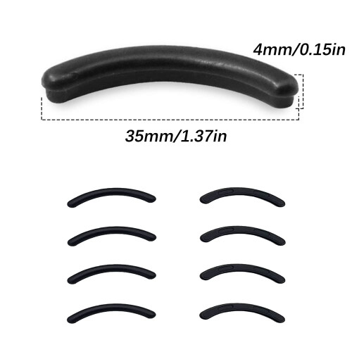 Eyelash Curler Pads, 8 PCS Replacement Pads, Silicone 1