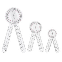 3 Stks/Set Spinalen Goniometer Gradenbogen Handige Multi-Liniaal Goniometer Hoek Spinale Liniaal 360 Graden 180 Graden