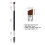 Duo Eyebrow Brush Set - Angled Brush, Spoolie, Eyelash Comb (5 Pcs) 2