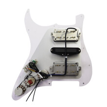 Electric Guitar Circuit Board Accessories Double Single Double Protective Board Pickup Circuit Assembly Metal Texture
