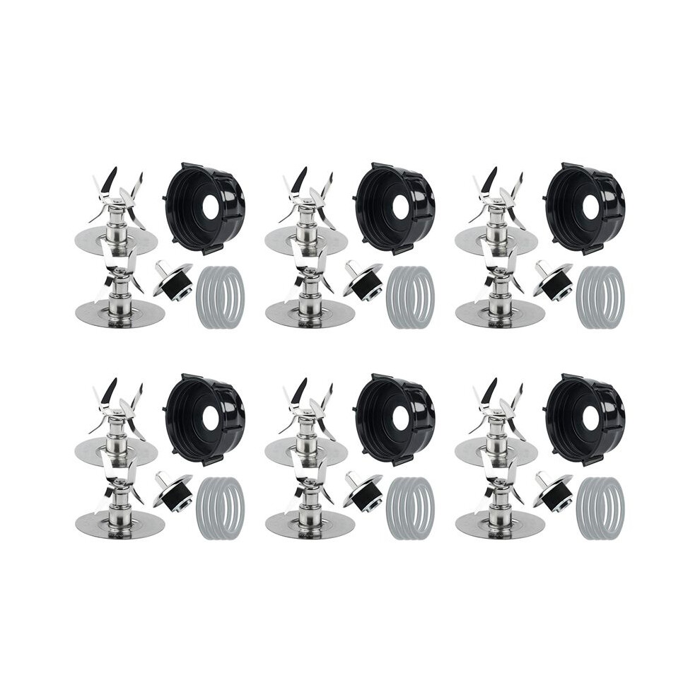 6Set Replacement Parts For & Osterizer Blender Ice Blades 4980 4961 Gasket Coupling Stud Slinger 6031501876072