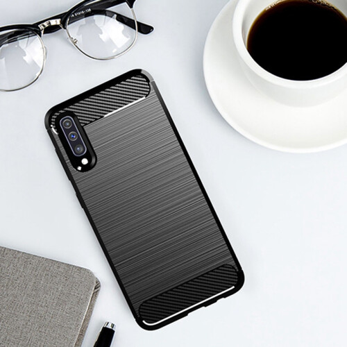 Suitable for   A50 Mobile Phone Case, Anti-Drop Silicone TPU Brushed Protective Soft Case 1