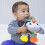 Infantino Cuddly Teether Penguin for Sensory Exploration - Silicone Teether, Teething Relief 4
