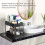 Under Sink Organizer Storage, Kitchen Organization Rack with Double Sliding Cabinet Drawers Multi-Purpose Storage Shelf 4