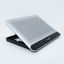 MC Gaming Laptop Cooling Pad Ventole Silenziose Supporto di Raffreddamento Regolabile nel Altezza con Due Porte USB per Laptop da 12-17 Pollici,