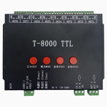 T-8000 TTL LED Pixel Controller DC5/12-24V with 2GB Card for Various LED Strip Lights