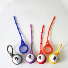 2 Stuks Golfbalhouder Siliconen Zachte Beschermhoes Taillehouder Golfaccessoires voor Binnen en Buiten 2