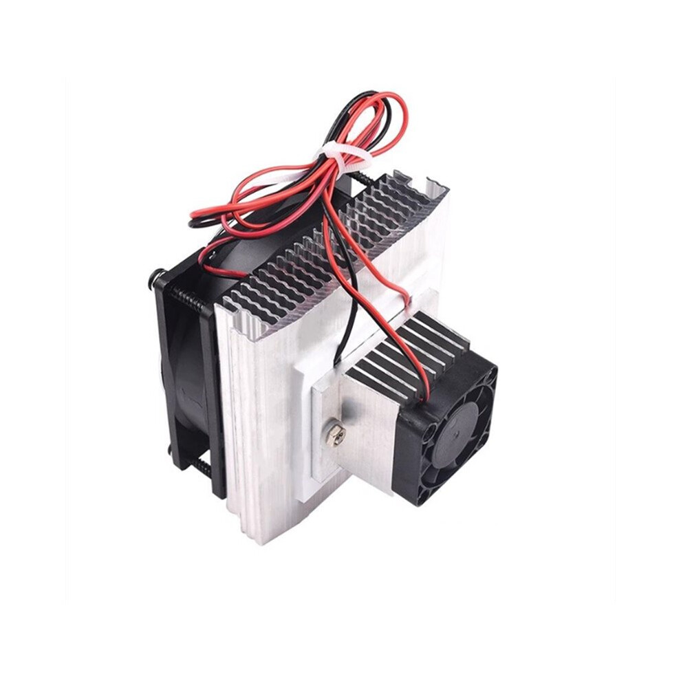 Diy Thermoelectric Refrigeration Cooling System Semiconductor Cooler Conduction Module+Radiator+Cooling Fan+Tec1-12706 4712062320397