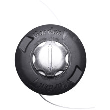 Universal Aluminum Mower Bump Spool Grass Trimmer 2 Lines Cutter Thread String Saw Grass Brush Mower Black
