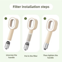 Replacement Shower Carbon Fiber Filter Water Purification Remove Chlorine/Fluoride/Hard Water for Shower Cleaning
