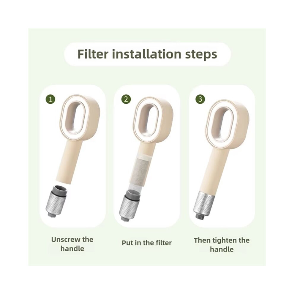 Replacement Shower  Carbon Fiber Filter Water Purification Remove Chlorine/Fluoride/Hard Water for Shower Cleaning