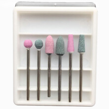 6Pcs/Lot Electric Nail Polishing Machine Diamond Nail Drill Milling Cutter For Manicure Electric Machine Rotate Burr Set Cuticle Clean Gel Remove