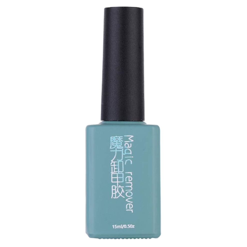 Nail Polish Remover, Fast Burst Crack Nail Art Polish Gel Magic Soak Off Remover, Nail Manicure Cleaning Liquid 15Ml