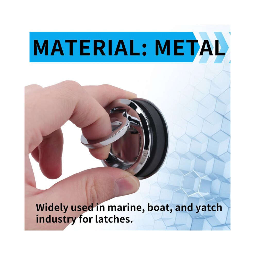 Boat Latches 1.5 Inch Slam Flush Pull Hatch Lock Corrosion Resistant Stainless Steel Perfect Replacement For Broken Door Hinge Rv Marine 6032819432424