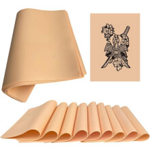 30 Pack Fake Skin for Tattoo Practice, 7.5"X5.7" ReelSkin Sheets, Realistic Reusable Tattoo Practice Skin for Beginners