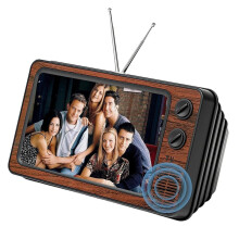 12" Screen Magnifier for Phone, Retro TV 3D HD Phone Screen Enlarger for Videos Games, Foldable Phone Screen Amplifier