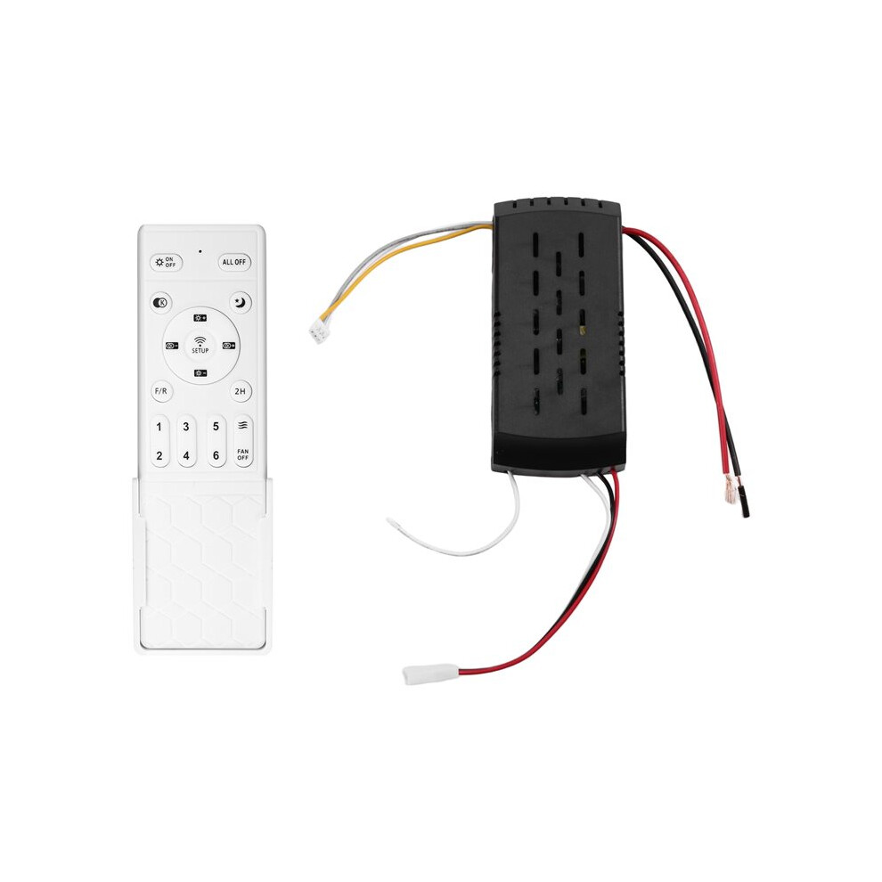 Ceiling Fan Controller 24V 30W Inverter Motor Ac220v Stepless Dimming Temperature Adjustment Color Adjustment 433 Light 4713062036783