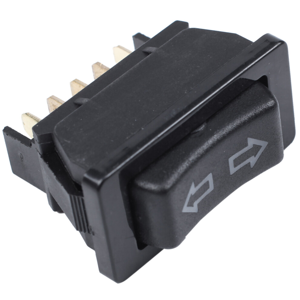 12V Momentary 5 Pins Dpdt Power Window Master For Auto Car Black 6033286491679