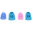 4pcs Silicone Guitar Thumb Finger Picks Protector case Plectrum Fingertip Colors Random 1