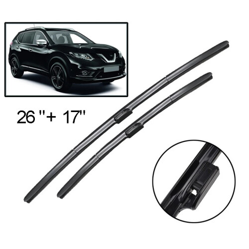 Car Front Wiper Strip Windshield Windscreen Front Window Car Accessories for  X-Trail T32 2013 - 2019 1