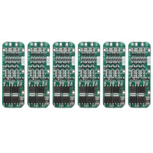 6Pcs 3S 20A BMS 18650 Li-Ion Lithium Battery Charger Module BMS Protection Board PCB 11.1V 12V 12.6V Module