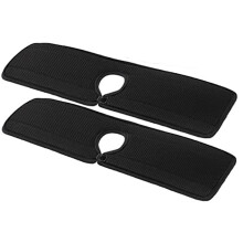 2 Pcs Faucet Sink Mat, Kitchen Faucet Absorbent Mat Sink Protector for Kitchen Sinks and Bathroom,Bar&RV,Etc,Black