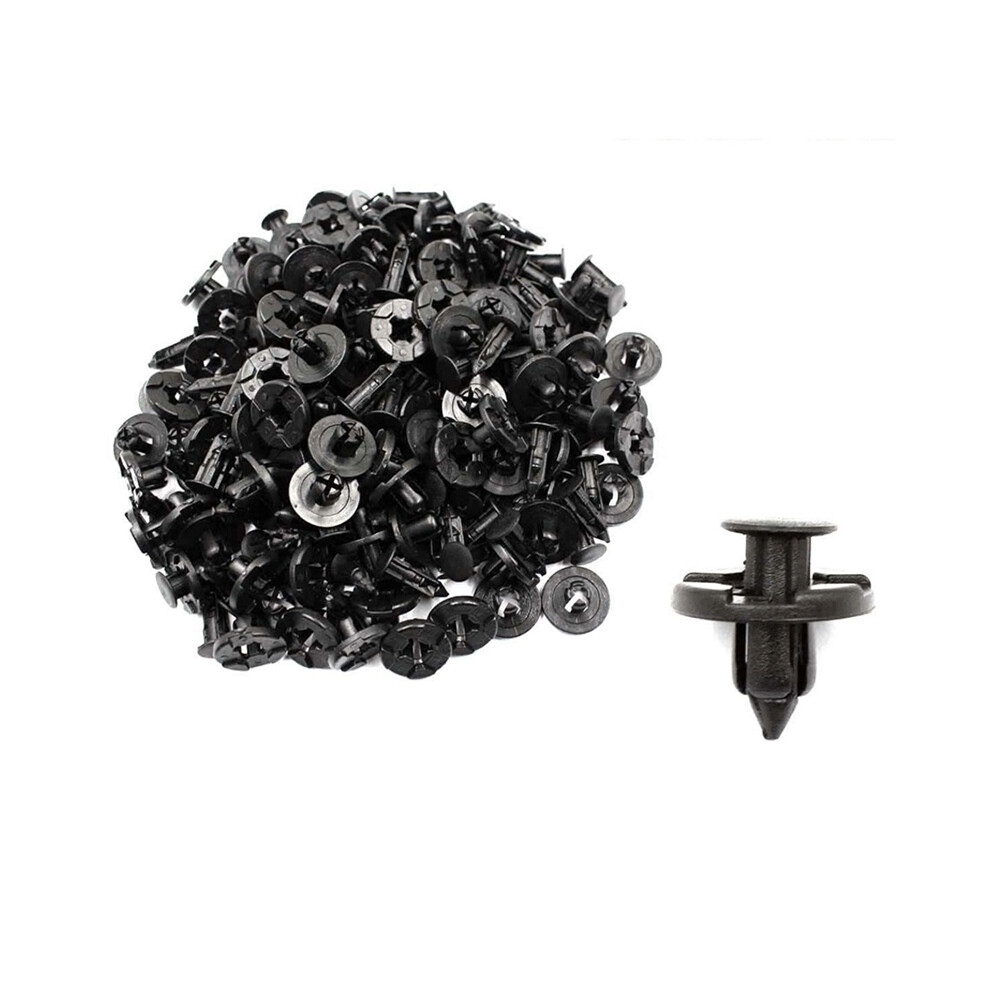 100Pcs Bumper Clips 8Mm Plastic Rivet Fastener Mud Flaps Push For 4713824030172