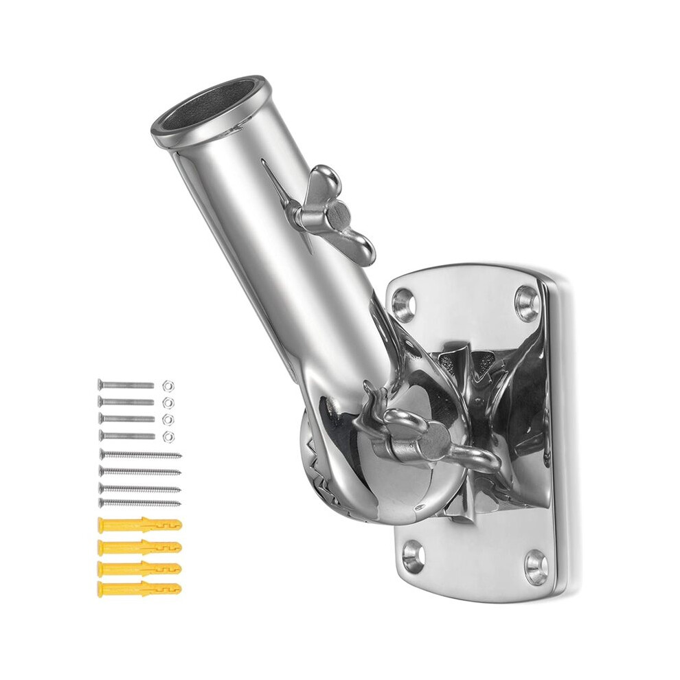 Flag Pole Holder For 1Inch Flag Pole Mount 316 Marine Grade Stainless Steel Heavy Duty 4713147225910