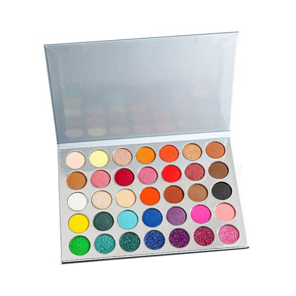 Silver Makeup Matte Glitter Eyeshadow Palette Macaron Rainbow Bright Neon Pigment Eyeshadow Cosmetics