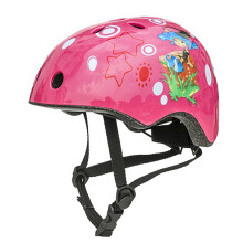 Netter Kinder Fahrrad Helm Jungen MäDchen Einstellbare Sicherheits Komfort Helme für Multi Sport Fahrrad Skating Rosa Charaktermodell