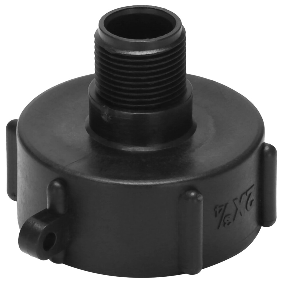 275 330 Ibc Tote Adapter Water Hose Male Adapter Garden Hose Drain Plug Connector - Coarse Thread X Garden Hose 4713918068548