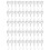 100Pcs Ceiling Curtain Track Rollers and Hooks Accessories Sets - 50 Pcs Smooth Rollers with 50 Pcs Metal S Hooks 1