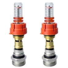 2X Stainless Steel Manifold to Replace the Flow Meter for Floor Heating Water Separator Accessories