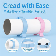 Sublimation Tumbler Clamp Tool, Durable Plastic Pinch Grip Holder for 15 to 20oz Cups, Ideal for Engraving, Decorating